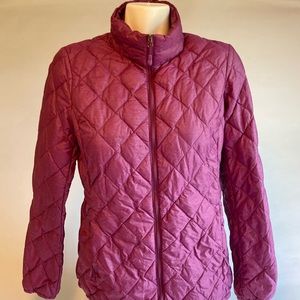 32 Degrees Red Wine Polyester Down Puffer Jacket size M